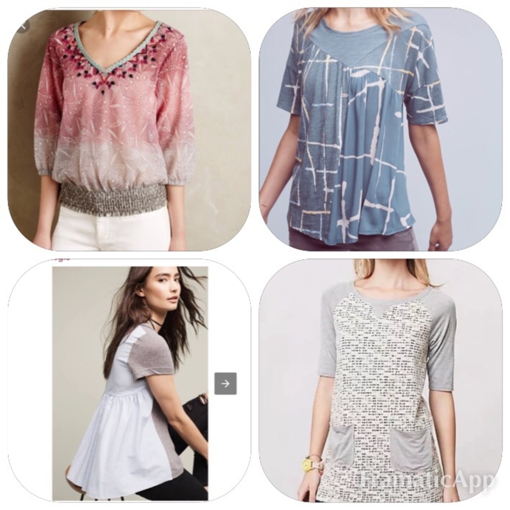 Anthropologie tops bundle